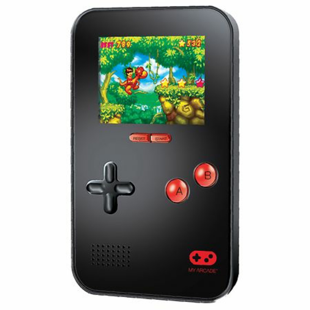 My Arcade GoGamer Portable Handheld Gaming System - Retro Style Games Red/black